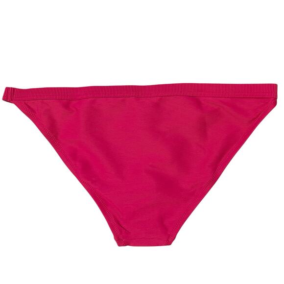 2/$15 NWT J. Crew Ribbed-Trim Hipster Full Coverage Bikini Bottom Pink Size XXL - Picture 2 of 7